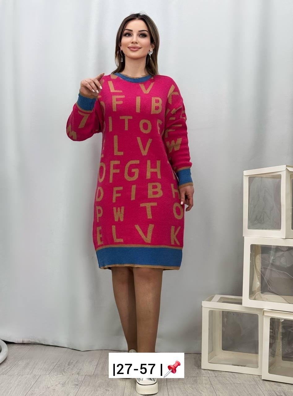 платье женское,платье женское вязаное,платье,туника женская повседневная,женская туника