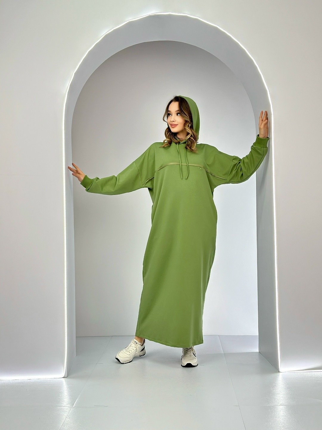 платье худи длинное,спортивное платье с капюшоном,платье с капюшоном,платье с капюшоном теплое,платье мусульманское худи