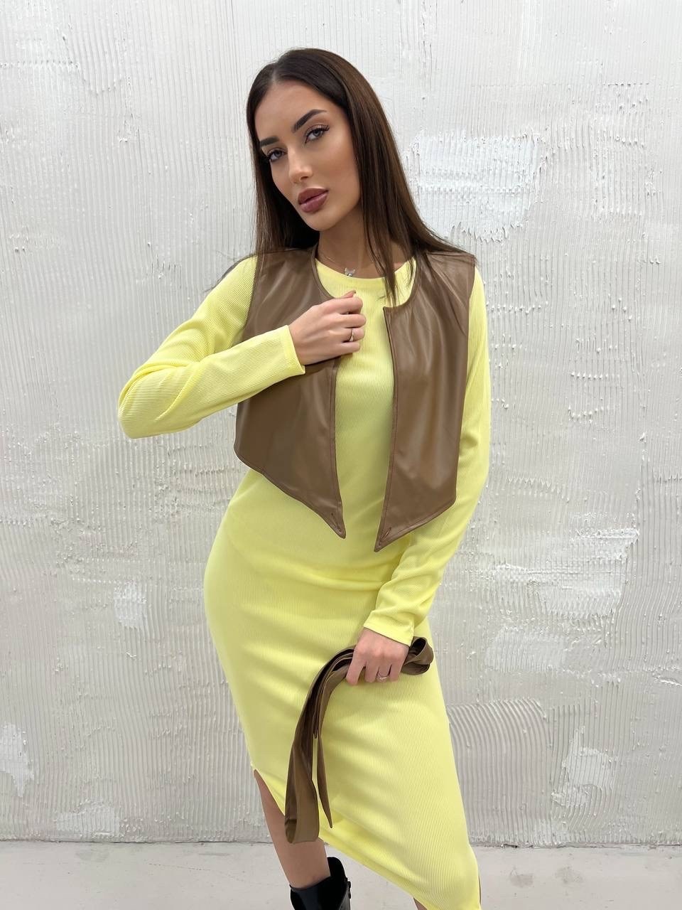 платье женской,платье стиль,жилетка с платьем,стильное платье,комбинированное платье