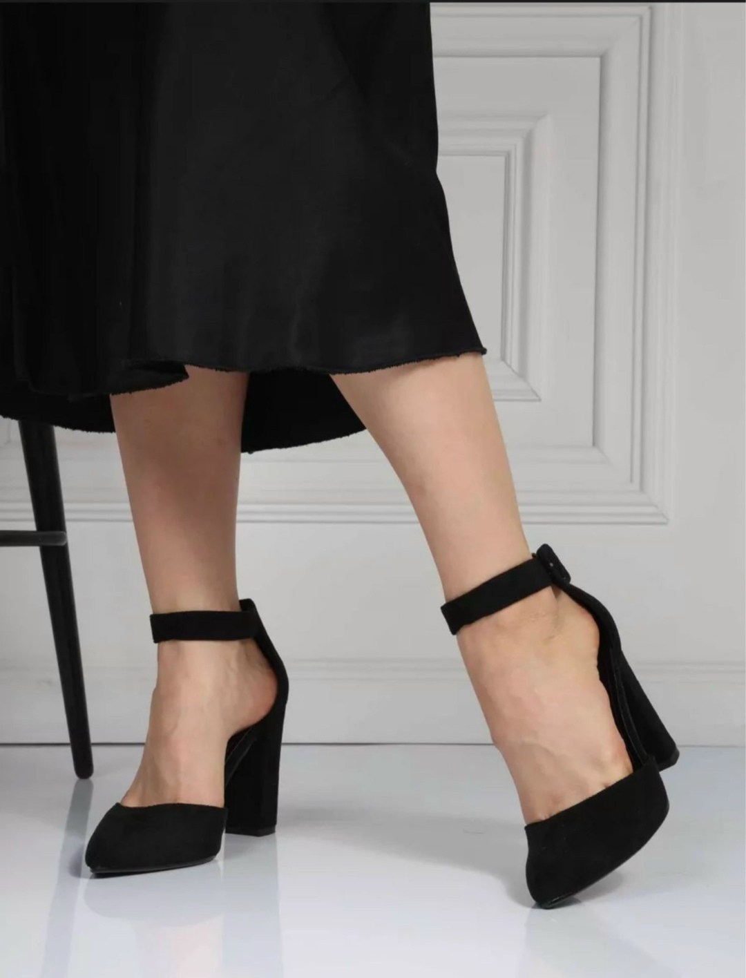 topuklu ayakkabi,стильные туфли,туфли на блочном каблуке,туфли женские,туфли черные