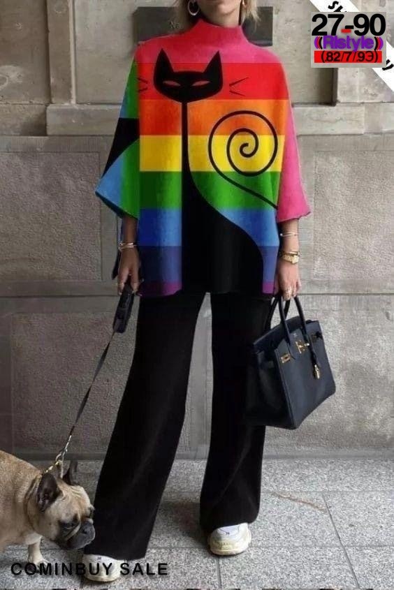 модные брючные костюмы,костюм с принтом,модные женские костюмы,костюм женские повседневные