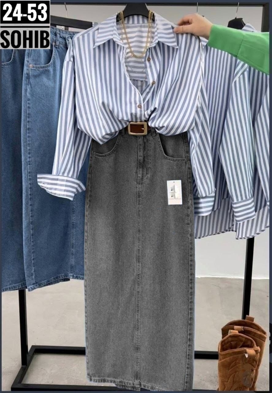 джинсовая юбка,модная одежда для девушек,костюм джинсовый,мода модная