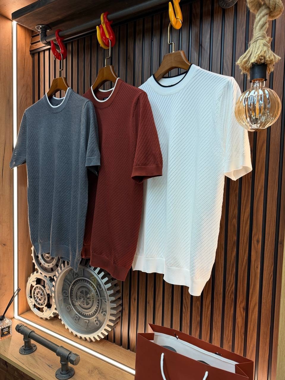 мужская мода,мужские футболки,трикотажные футболки,свитер с короткими рукавами,мужской джемпер