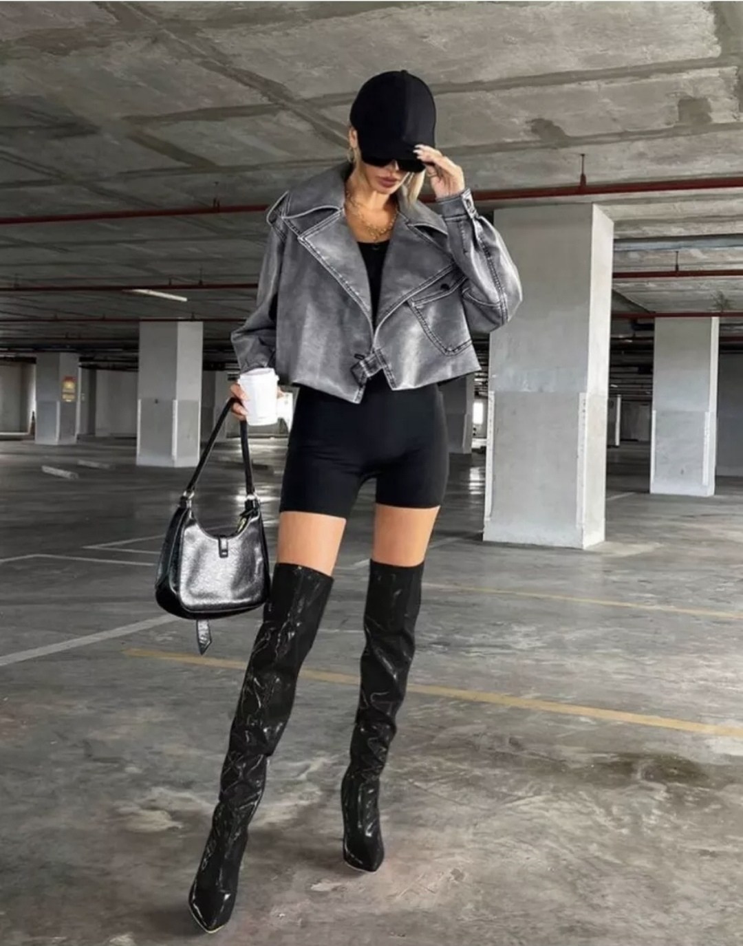 куртка косуха женская,косуха куртка,косуха оверсайз кожаная куртка серая винтажная aftfbasic,косуха женская куртка кожаная oversize,косуха кожаная куртка