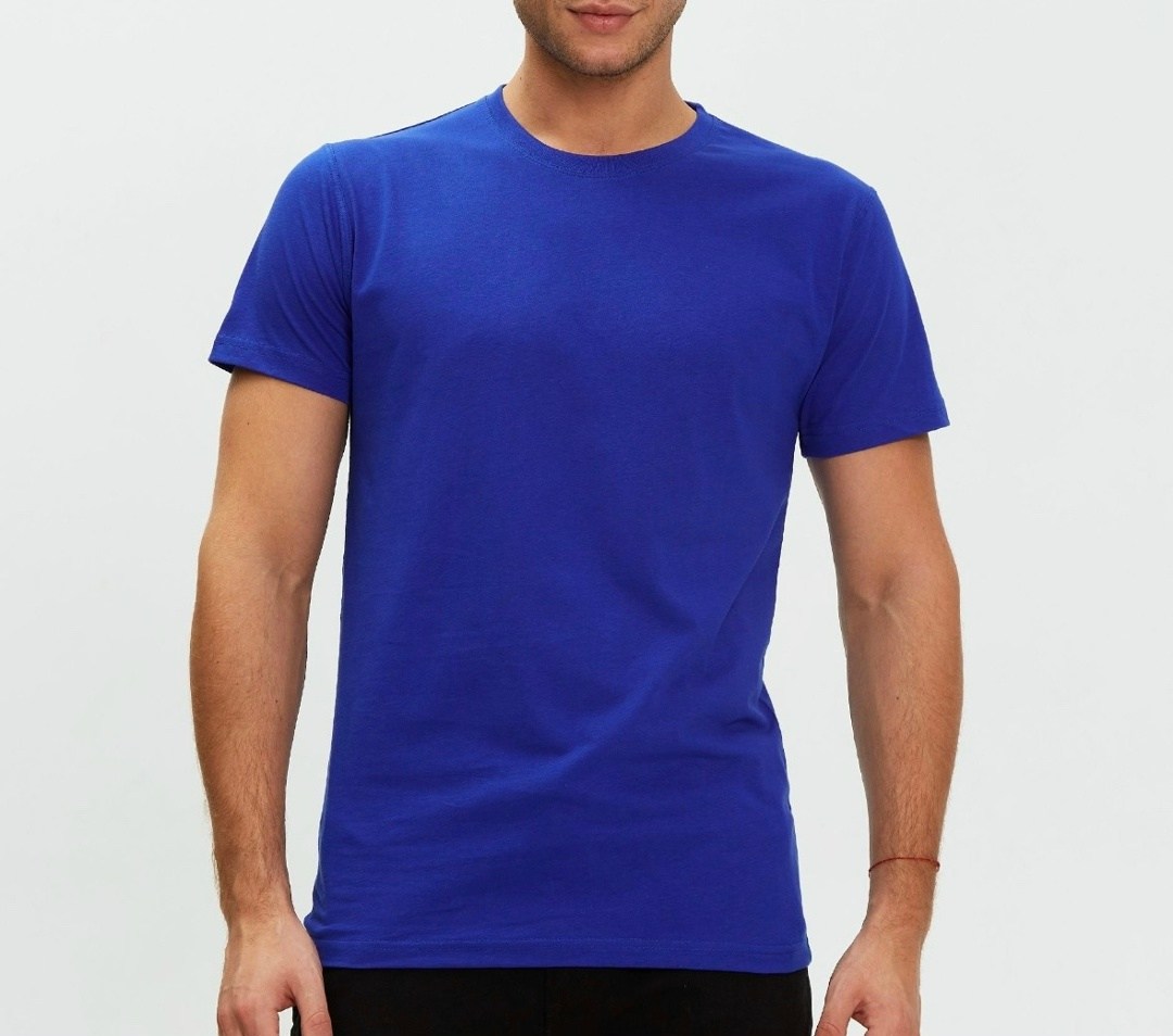 синяя футболка мужская,футболки мужские,синие футболки,футболка синяя однотонная,футболка мужская однотонная