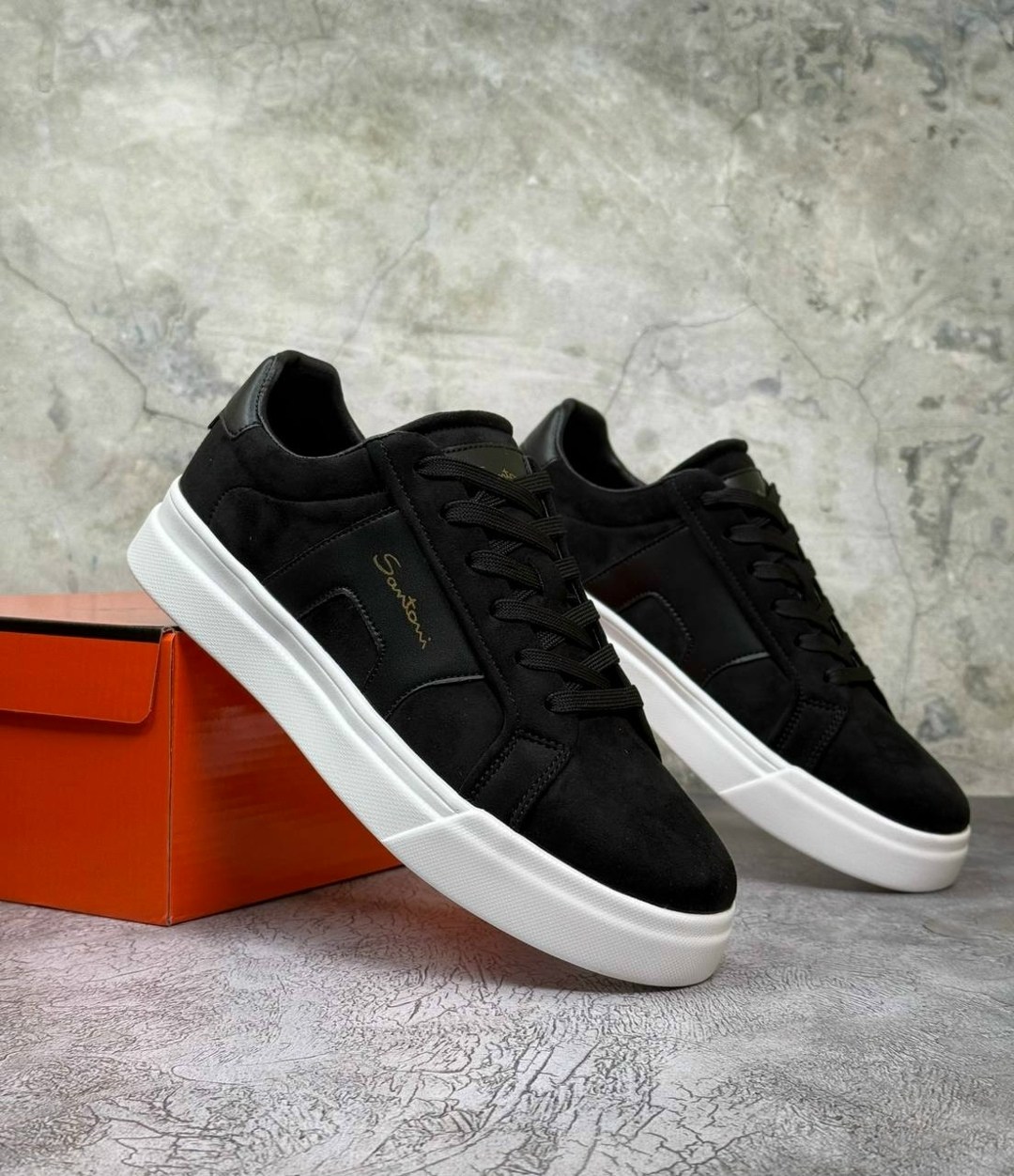 мужские кеды santoni,кеды мужские кожаные santoni черные premium,мужские кеды,,замшевые кроссовки мужские