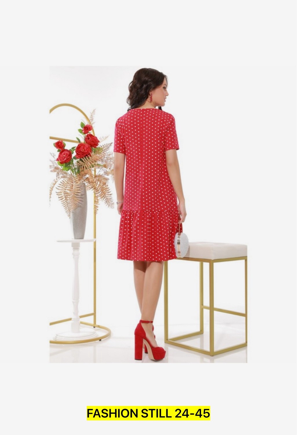 платье женское из кулирки кармелита горошек на красном,платье женской,платье прямого кроя,летнее платье в горошек,платья в горошек