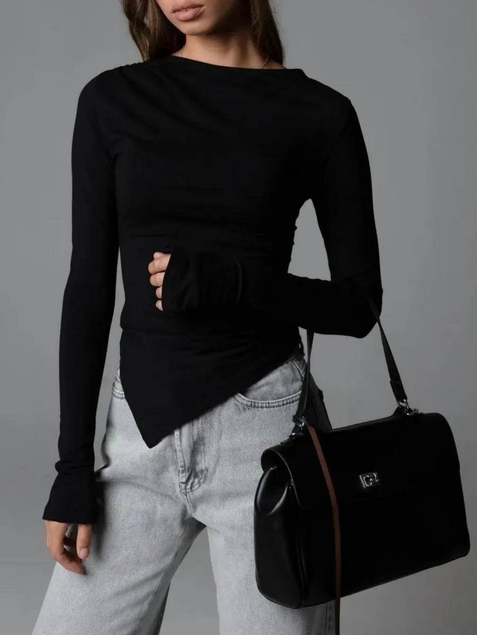 лонгслив женский,лонгслив,женская кофта,лонгслив с длинным рукавом базовый облегающий tooskin,лонгслив с длинным рукавом