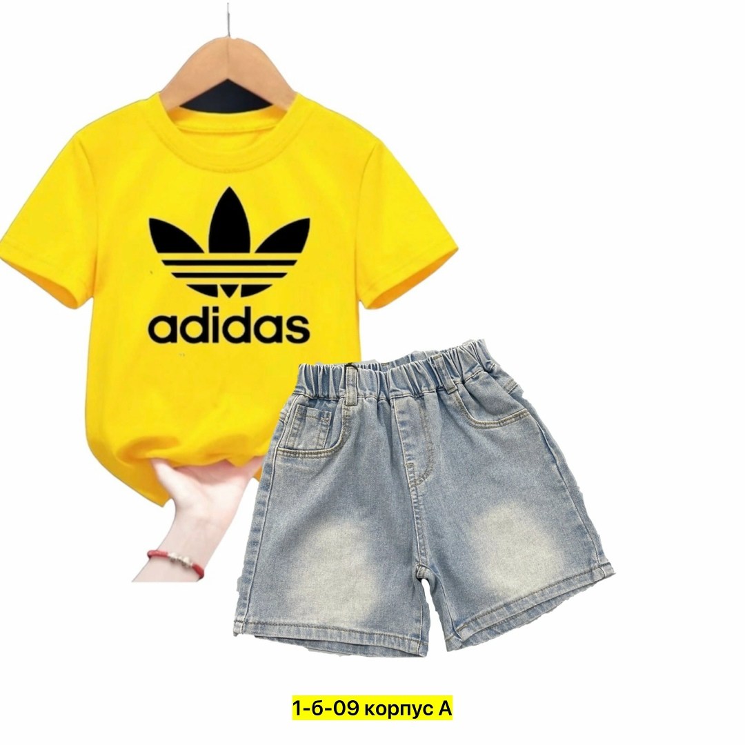 комплект футболок adidas,костюм для мальчиков adidas,костюм детский adidas,костюмчик,костюм детский