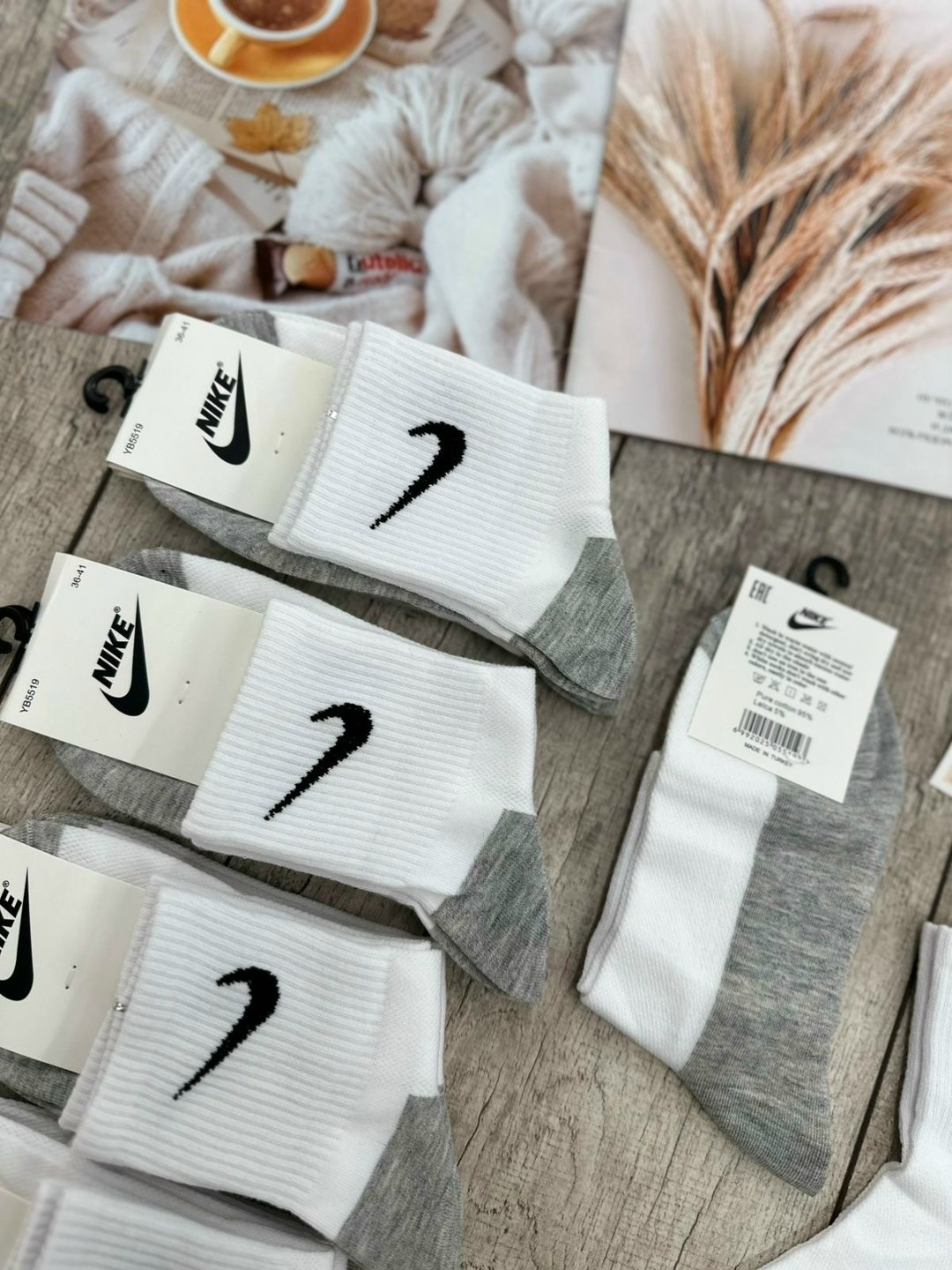 комплект носков nike,спортивные носки nike набор средних носков 5 пар,носки nike,носки высокие nike набор мужских носков,носки мужские 10 пар nike