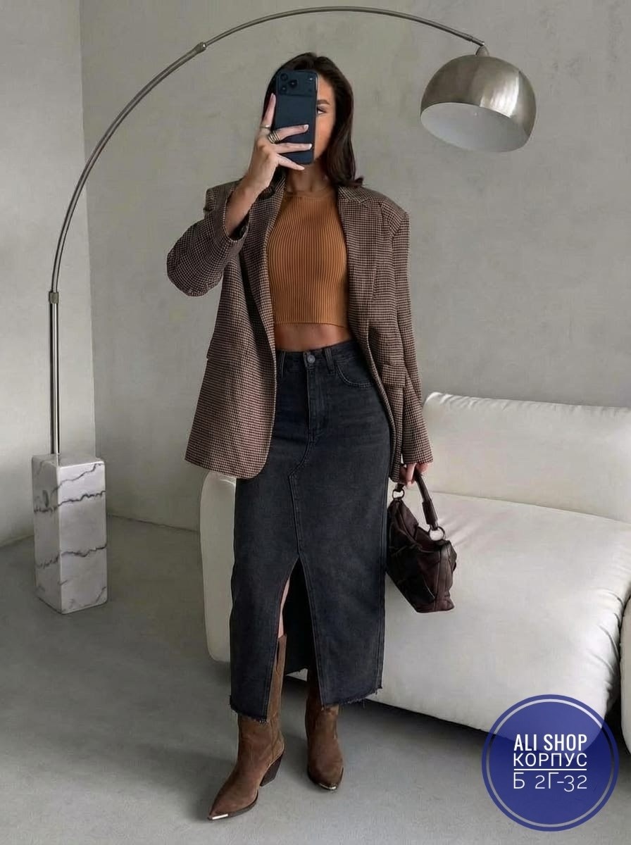 джинсовая юбка с разрезом спереди,джинсовая юбка макси с разрезом спереди,юбка женская джинсовая,джинсовая юбка,юбка миди джинсовая