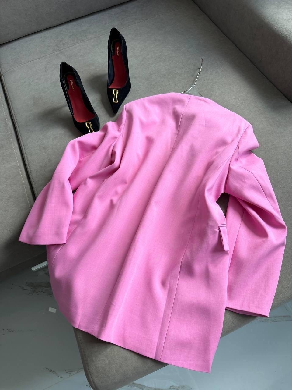 пиджак оверсайз удлиненный розовый жакет блейзер marifique,пиджак розовый,пиджак оверсайз vitaclo,модные жакеты,оверсайз пиджак
