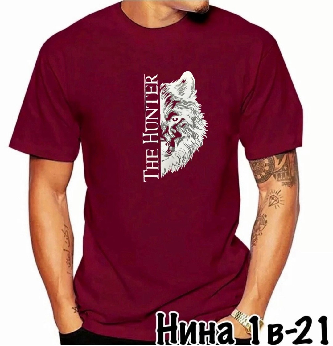 футболки мужские,футболка,футболка мужская синий,футболки для мужчин,футболка волк