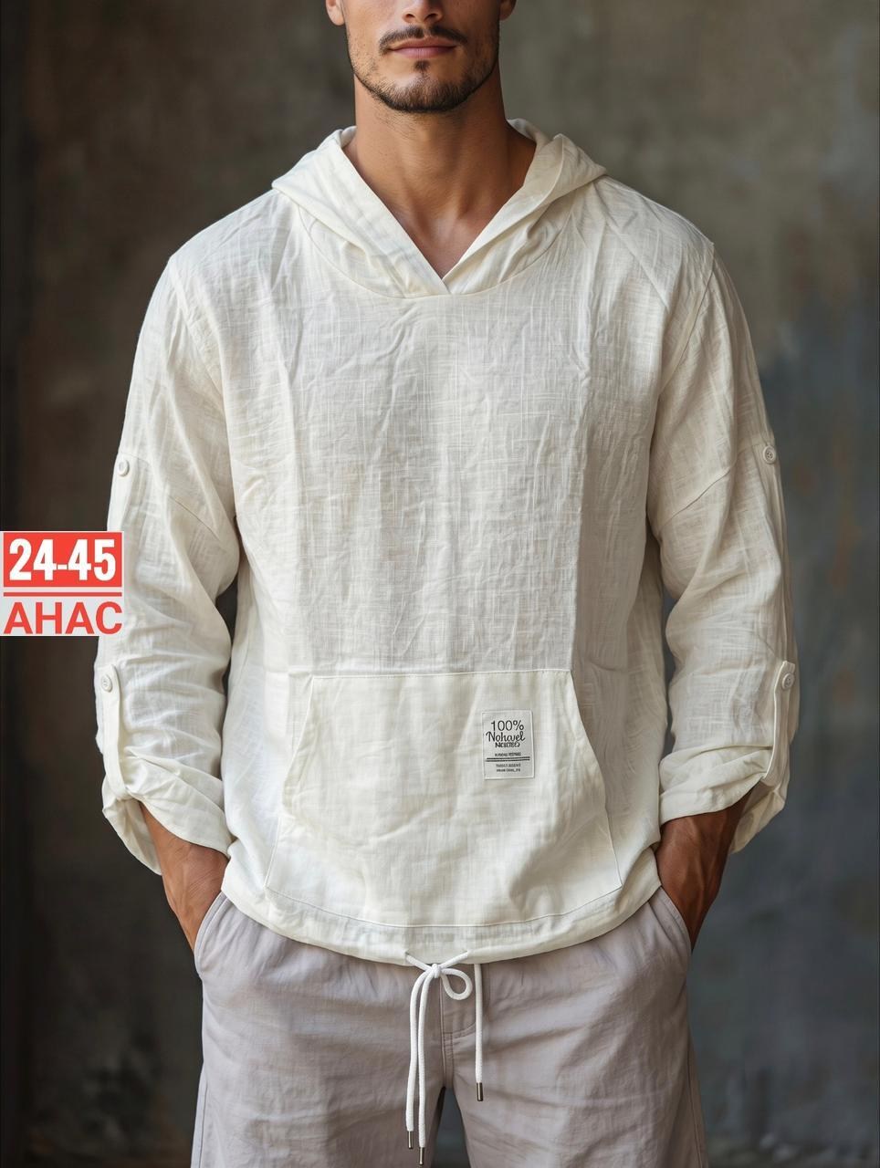 мужская льняная рубашка,рубашка с капюшоном,рубашка с капюшоном мужская,рубашка мужская,льняная мужская рубашка фирма мави