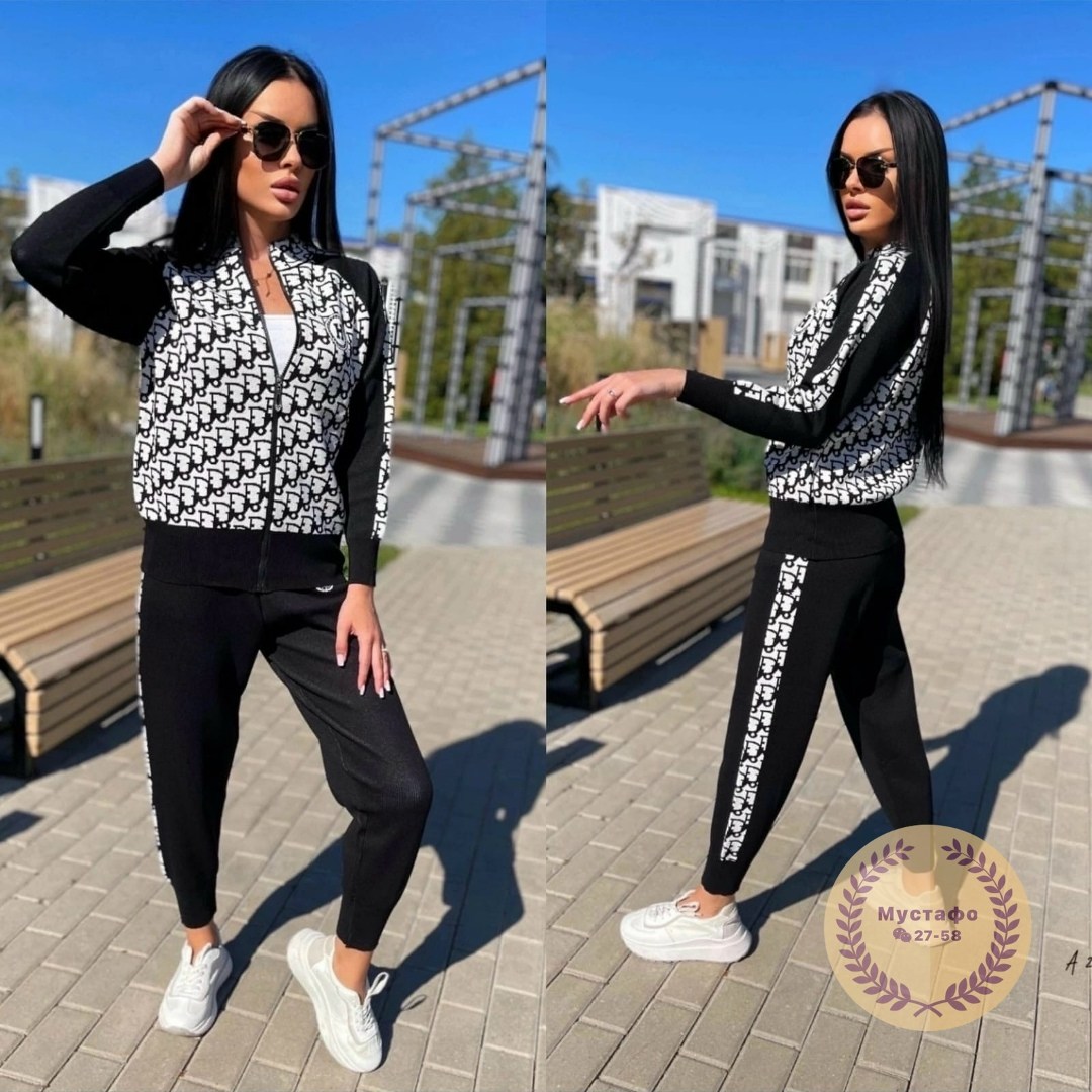 костюм двойка,спортивные костюмы женские,спортивные костюм,костюм диор женский спортивный оригинал,трикотажные костюмы