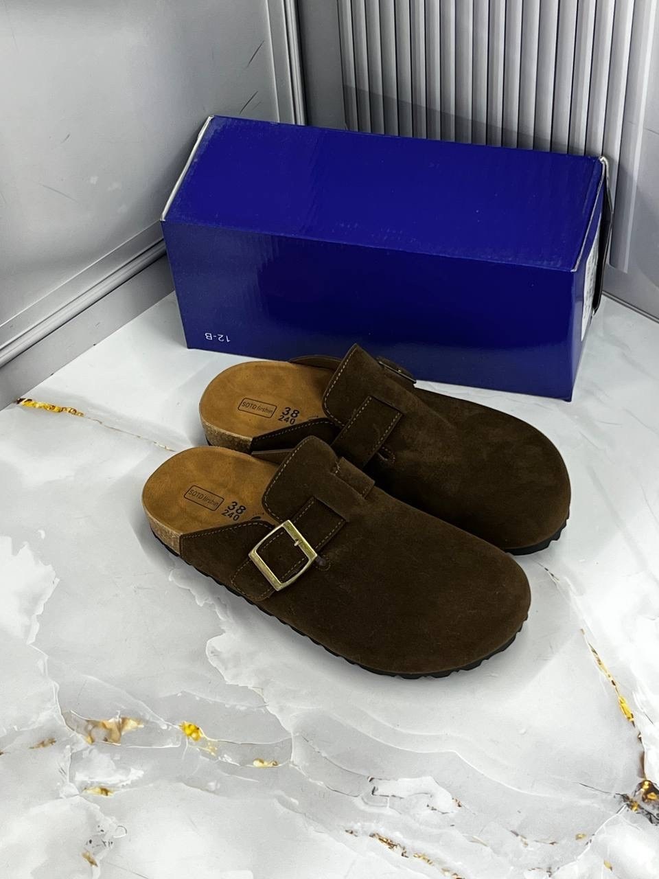 ,сабо birkenstock,женские birkenstock, повседневные,замшевые сабо
