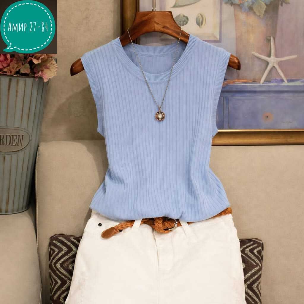 модные женские топы без рукавов,летние топы без рукавов,топ без рукавов женский,трикотажный топ,блузка без рукавов женская