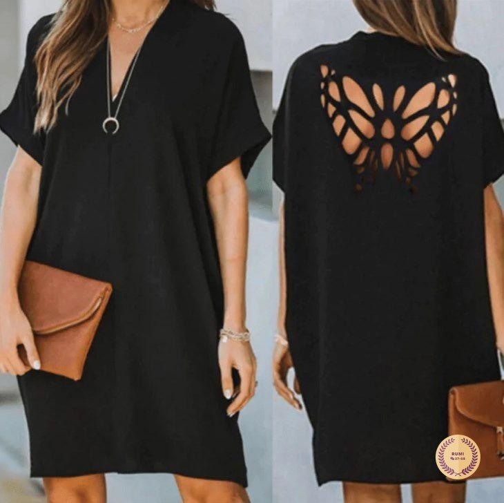 платье стильное,платье свободного покроя,свободное платье,платье черное свободное,платье женское свободное