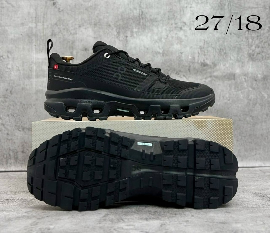 кроссовки,мужские кроссовки,черные водонепроницаемые кроссовки cloudwander on,черные кроссовки,повседневные кроссовки