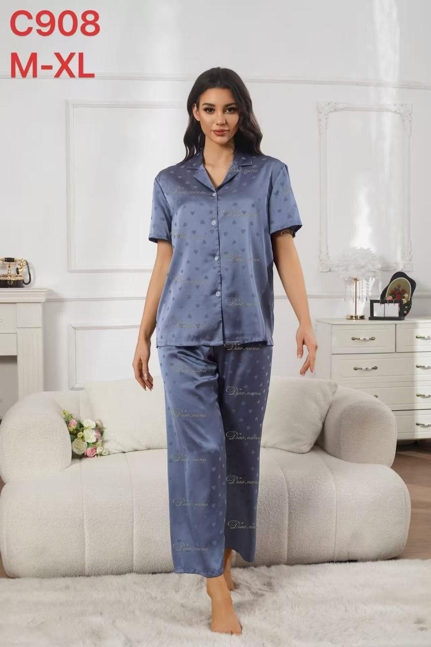 пижама женская шелковая cо штанами,пижама шелковая со штанами и рубашкой комплект,пижама для женщин с,женский пижамный комплект,пижама женская с брюками