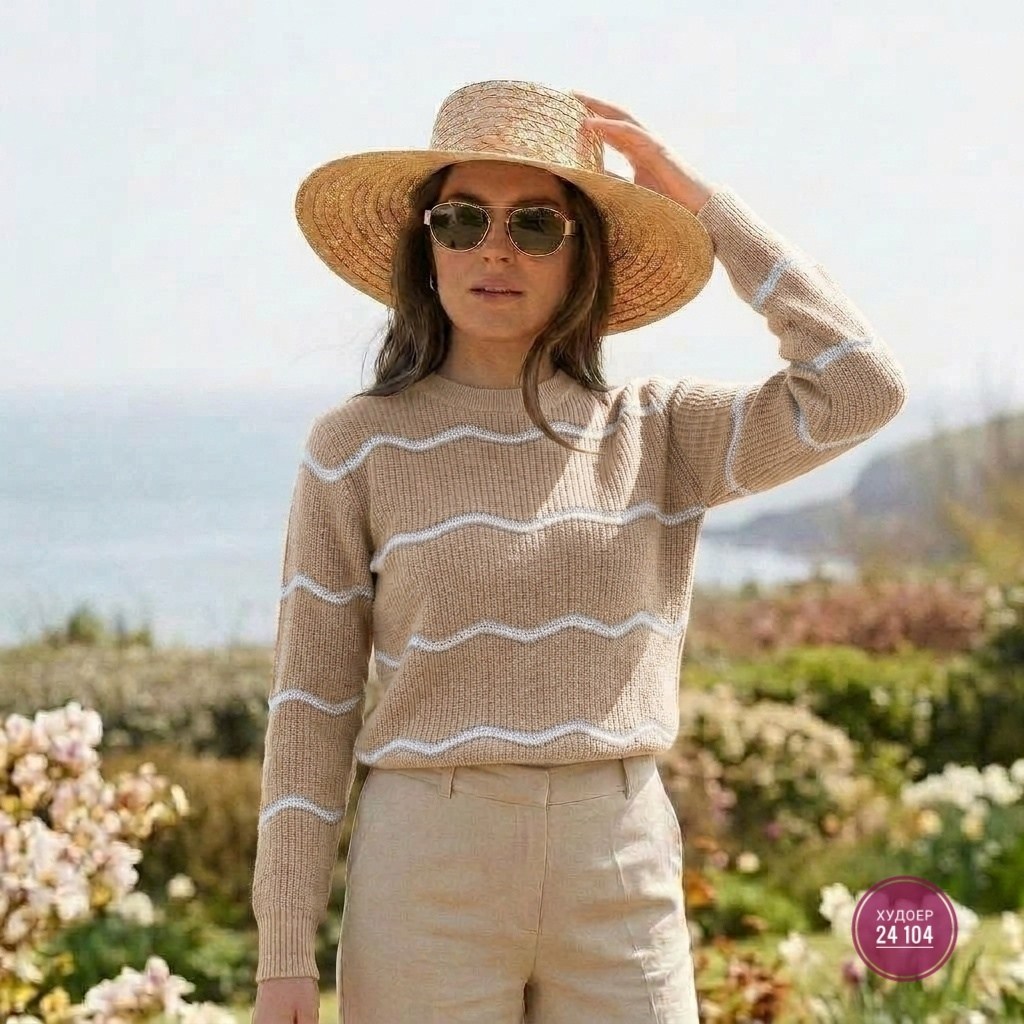 вязаный пуловер,вязаные джемпера,вязаные свитера,полосатый пуловер,джемпер в полоску