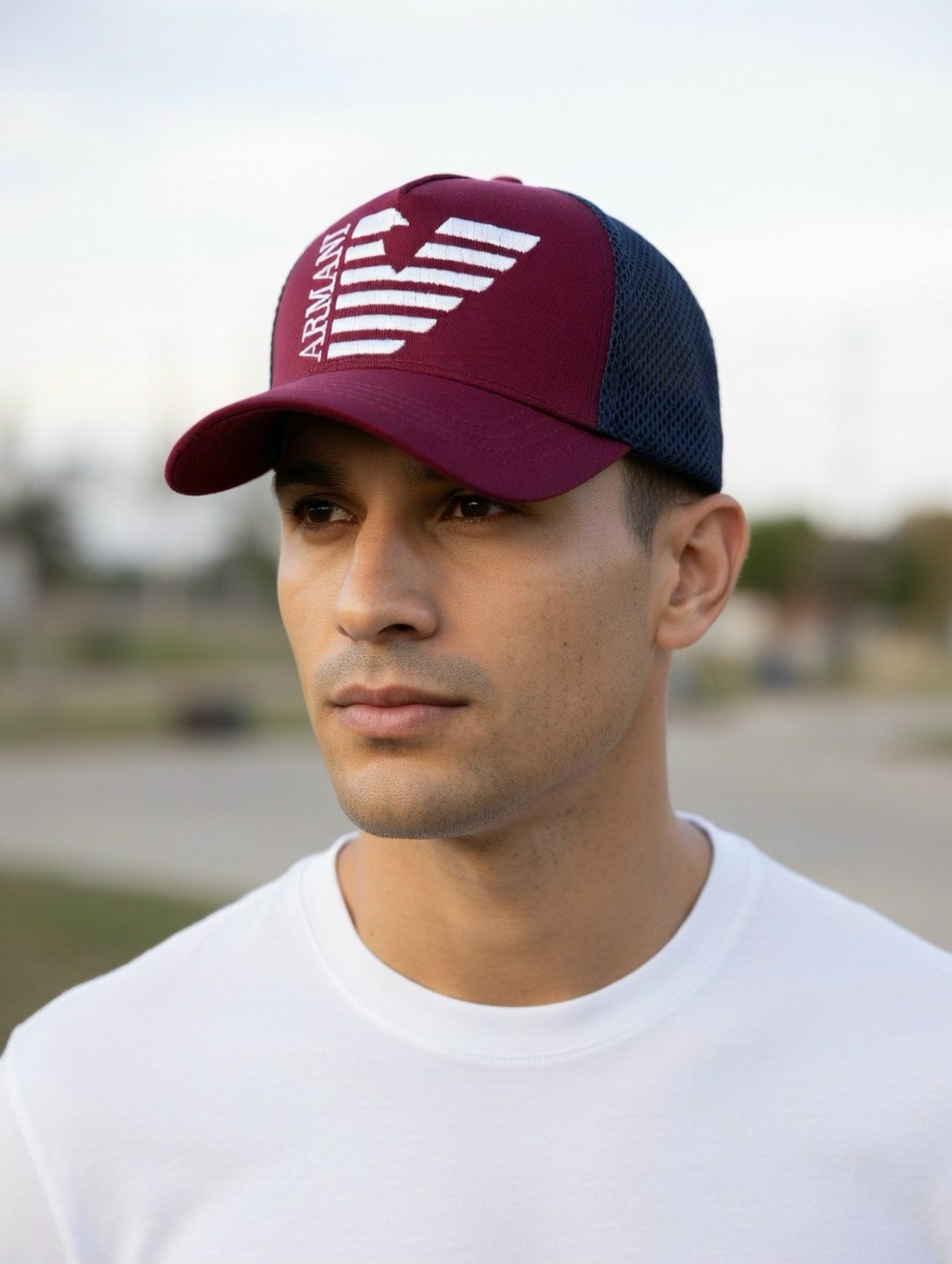 бейсболка emporio armani,бейсболка emporio armani синий,стильная бейсболка,мужская бейсболка,брендовая бейсболка