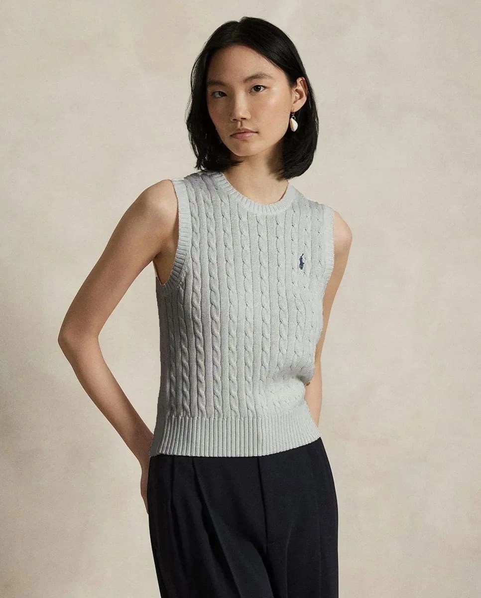 ralph lauren sweater,вязаные жилеты,свитер polo ralph lauren,вязаный жилет с патчем,женские свитеры polo ralph lauren