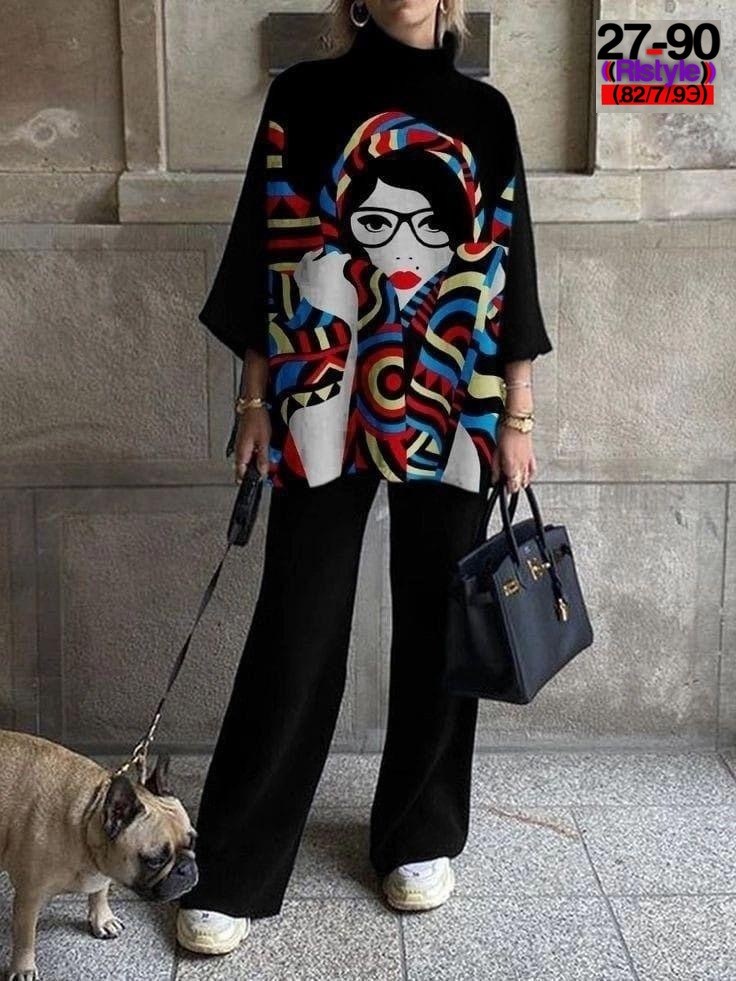 модные брючные костюмы,костюм с принтом,модные женские костюмы,костюм женские повседневные