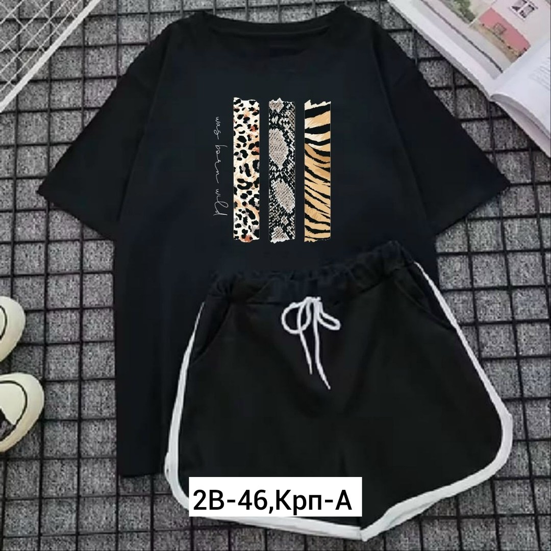 повседневный костюм,костюм футболка шорты,женские костюмы,летние костюмы