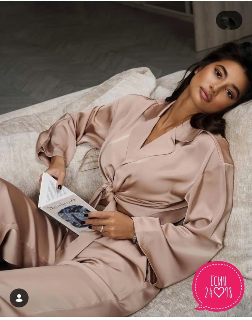 атласный костюм женский,костюм в пижамном стиле,шелковая пижама,шелковый костюм,шелковый костюм в пижамном стиле