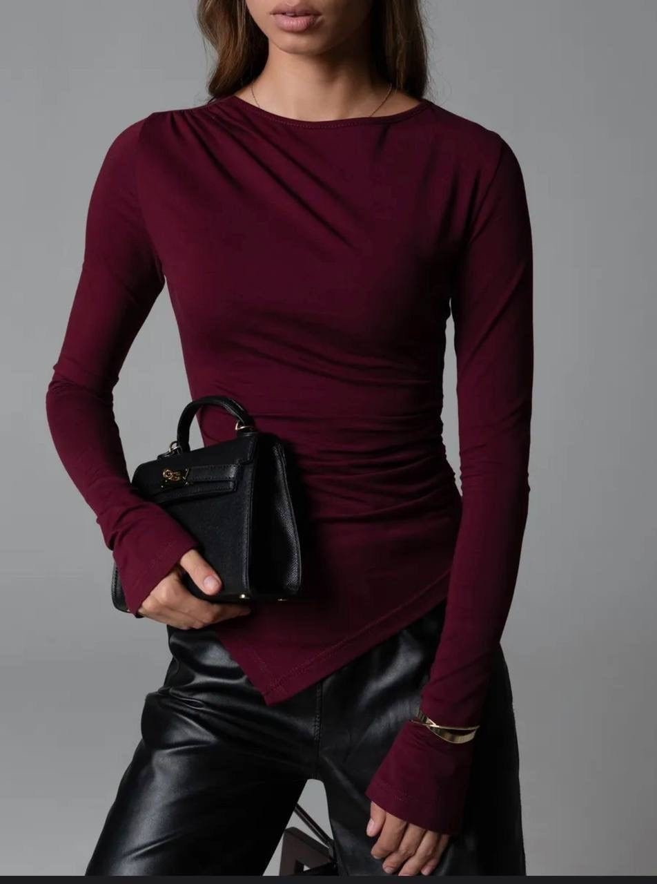 лонгслив женский,лонгслив,женская кофта,лонгслив с длинным рукавом базовый облегающий tooskin,лонгслив с длинным рукавом