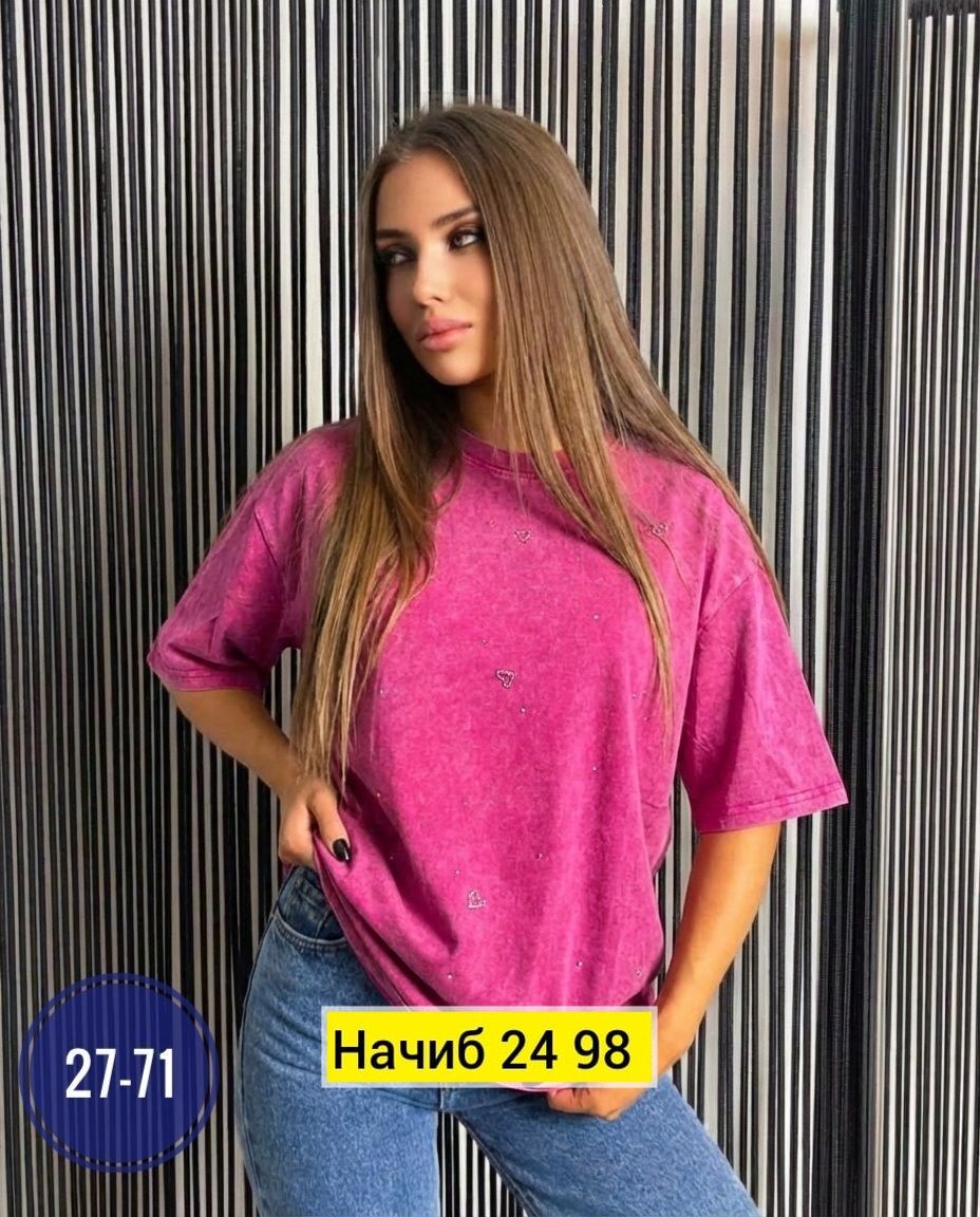 женская футболка,футболки женские оверсайз,женская футболка оверсайз со стразами,футболка женская оверсайз со стразами fineness,футболка оверсайз с