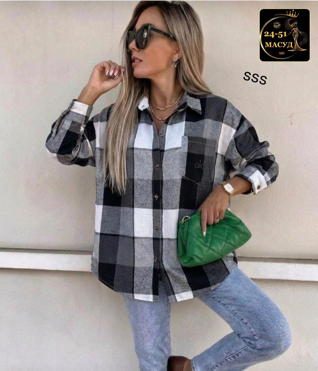 рубашка в клетку женская оверсайз,тёплая рубашка в клетку женская оверсайз,рубашка оверсайз в клетку весенняя n.k.style,рубашка теплая в клетку оверсайз,женская рубашка