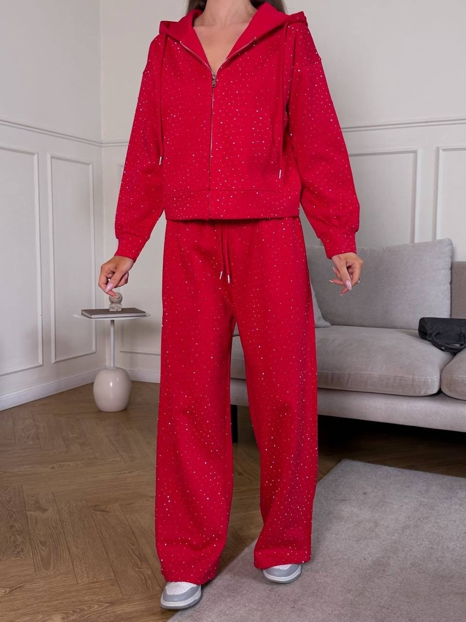 костюм dilanavip 2065 красный,стильный костюм,брючный костюм,женский костюм,спортивный костюм dilana vip 2065 красный
