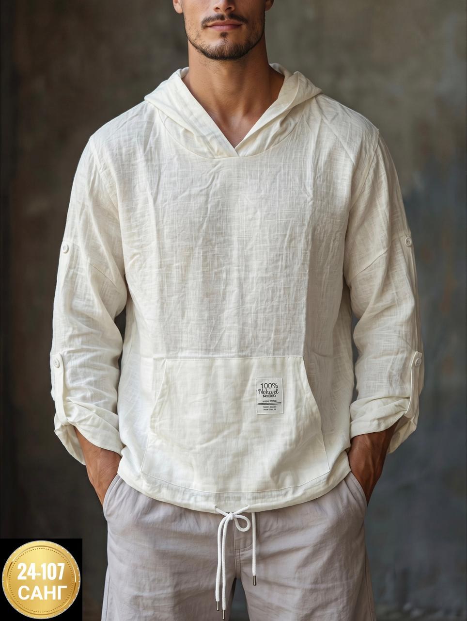 толстовка с капюшоном,толстовка из льна с капюшоном,одежда толстовка,толстовка,кофта с капюшоном