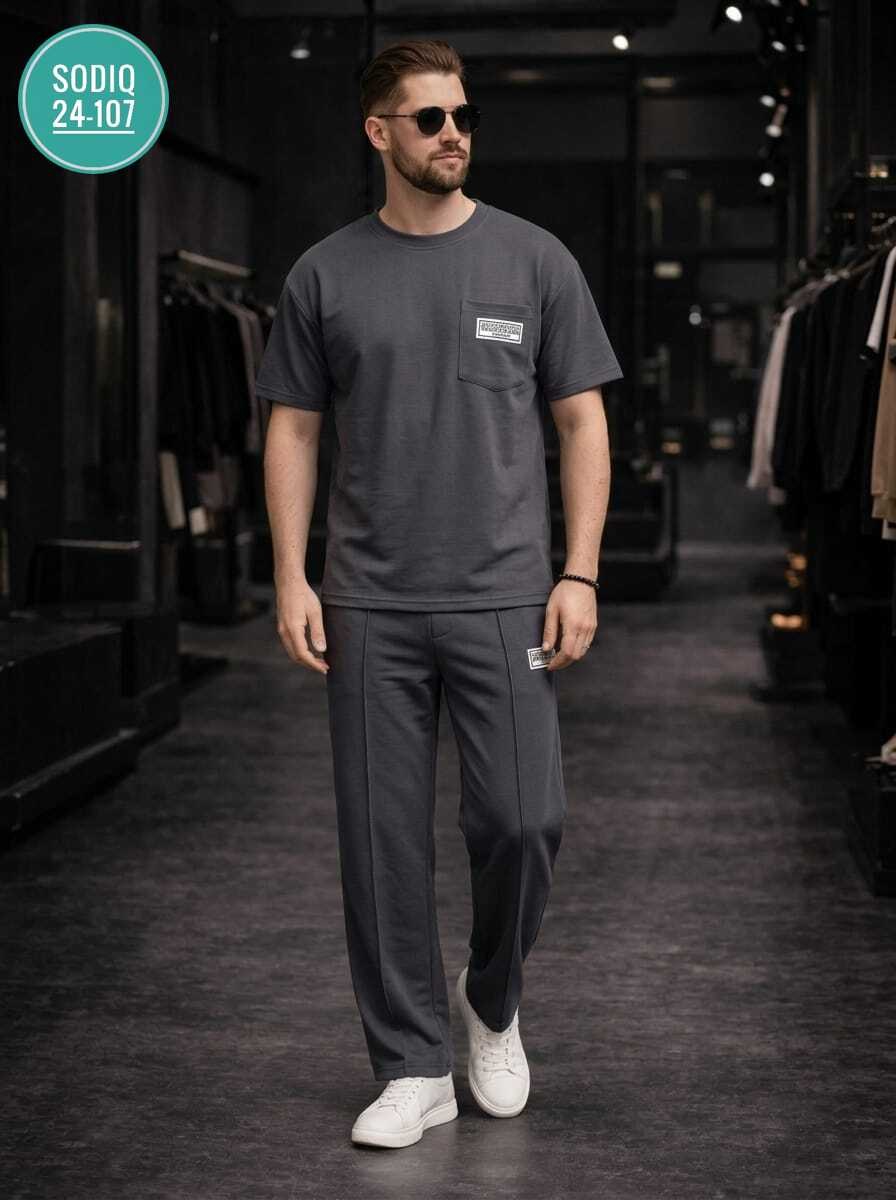костюм спортивный мужской,спортивные костюм,костюм с брюками и футболкой,костюм мужской,костюм с брюками