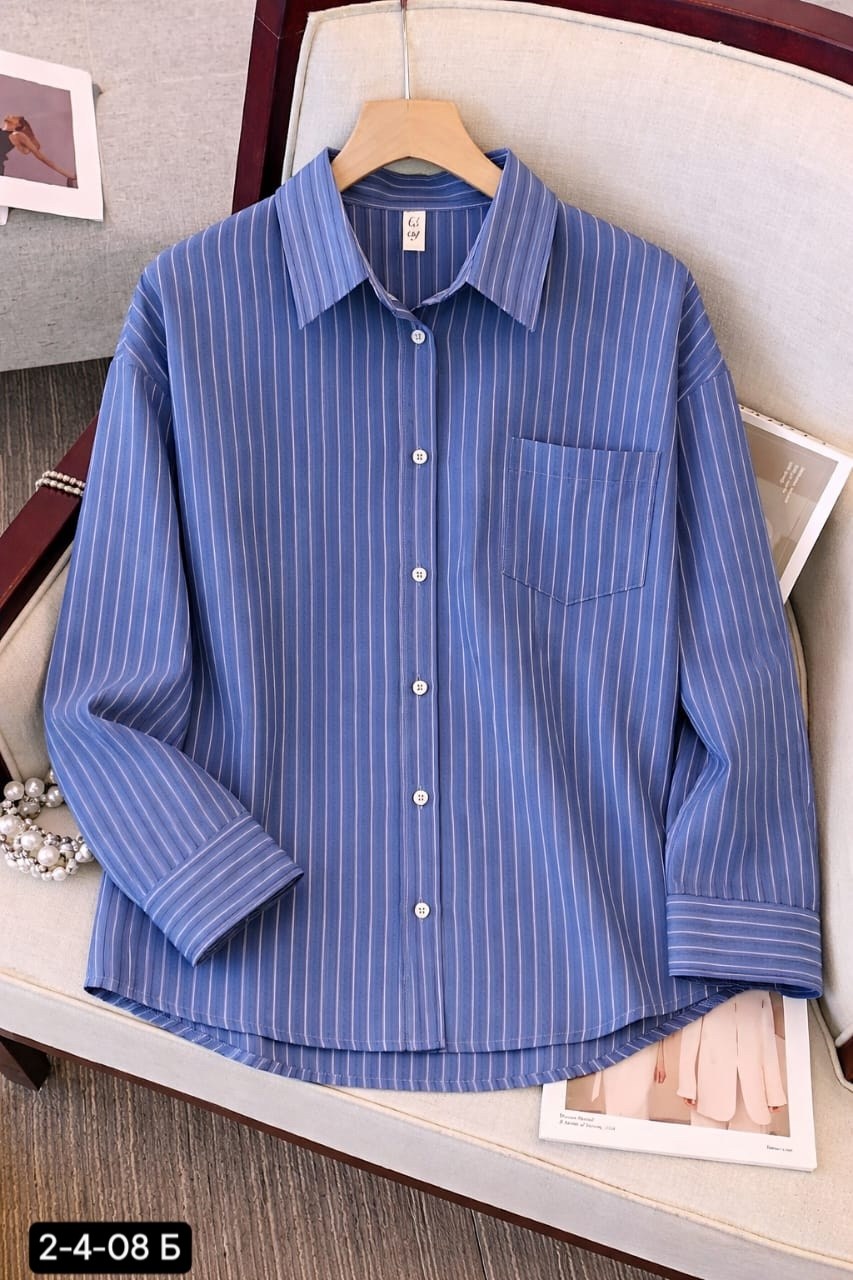 рубашка в полоску,рубашка в полоску женская,рубашка женская,женская свободная рубашка в полоску,повседневная рубашка в полоску