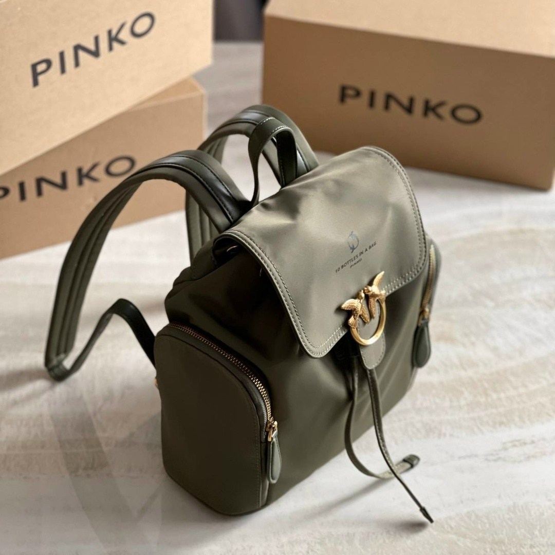 рюкзак женский pinko,рюкзак женский pinko love recycled оливковый,рюкзак pinko,рюкзак женские,рюкзак женский pinko love recycled чёрный