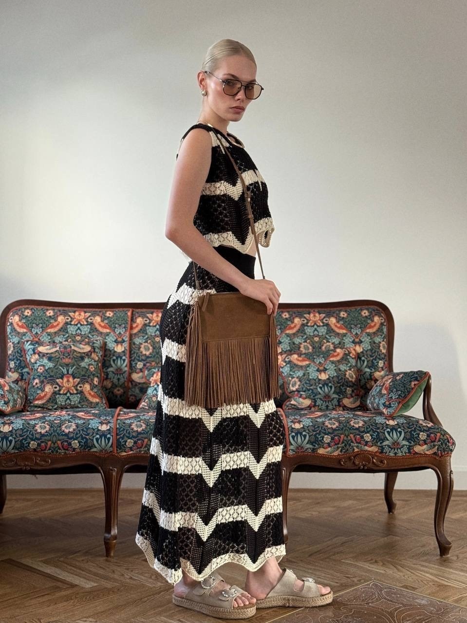 юбка вязаная,модные образы,вязаные костюмы,костюмчик,вязаный костюм с юбкой