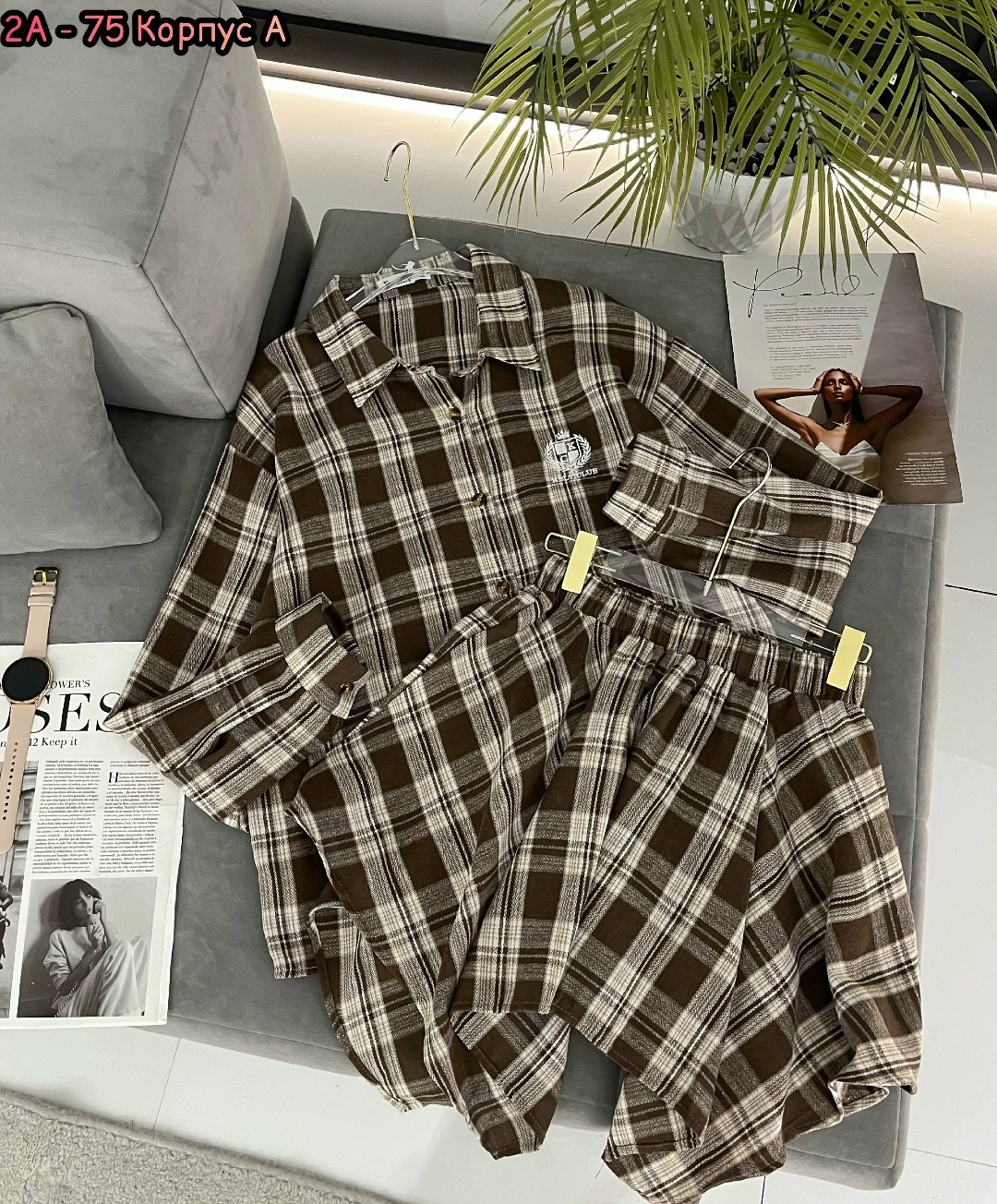 костюм с юбкой в клетку,костюм с юбкой и рубашкой в клетку,костюм в клетку,костюм с юбкой и рубашкой,женский костюм