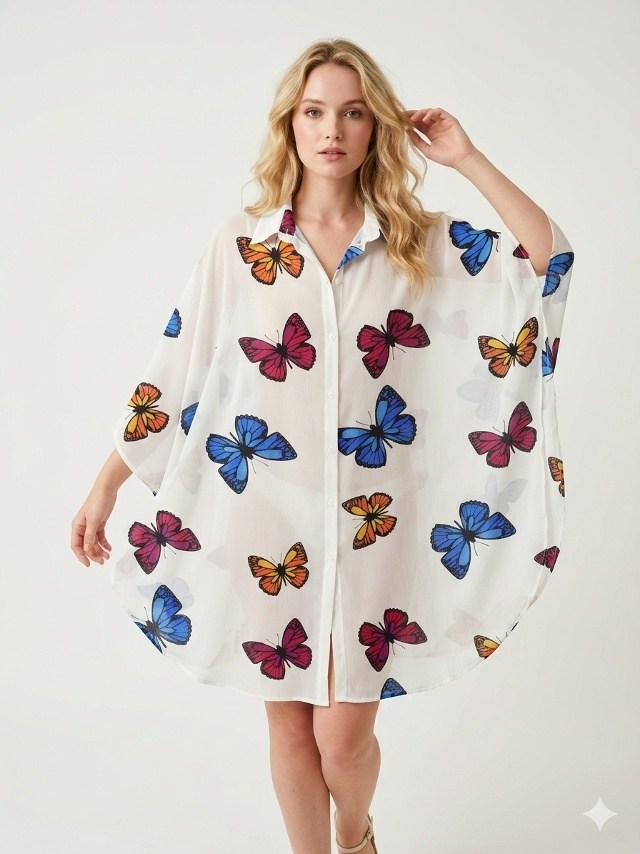 туника пляжная,женское кимоно,,мода женская