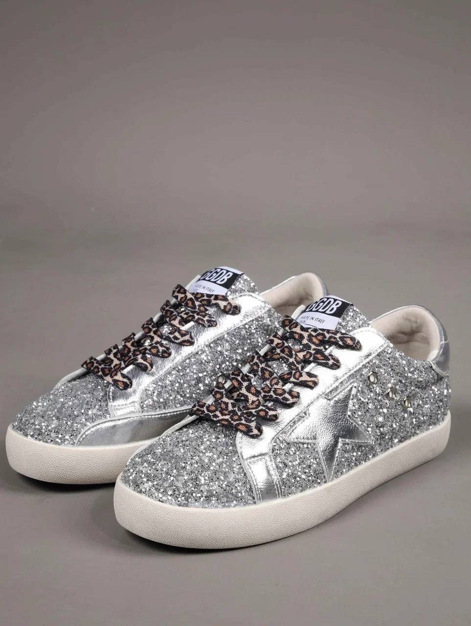 ,golden goose кеды super-star с блестками серебристый,golden goose superstar silver glitter sneakers,кеды golden goose superstar серебряные,golden goose кеды glitter