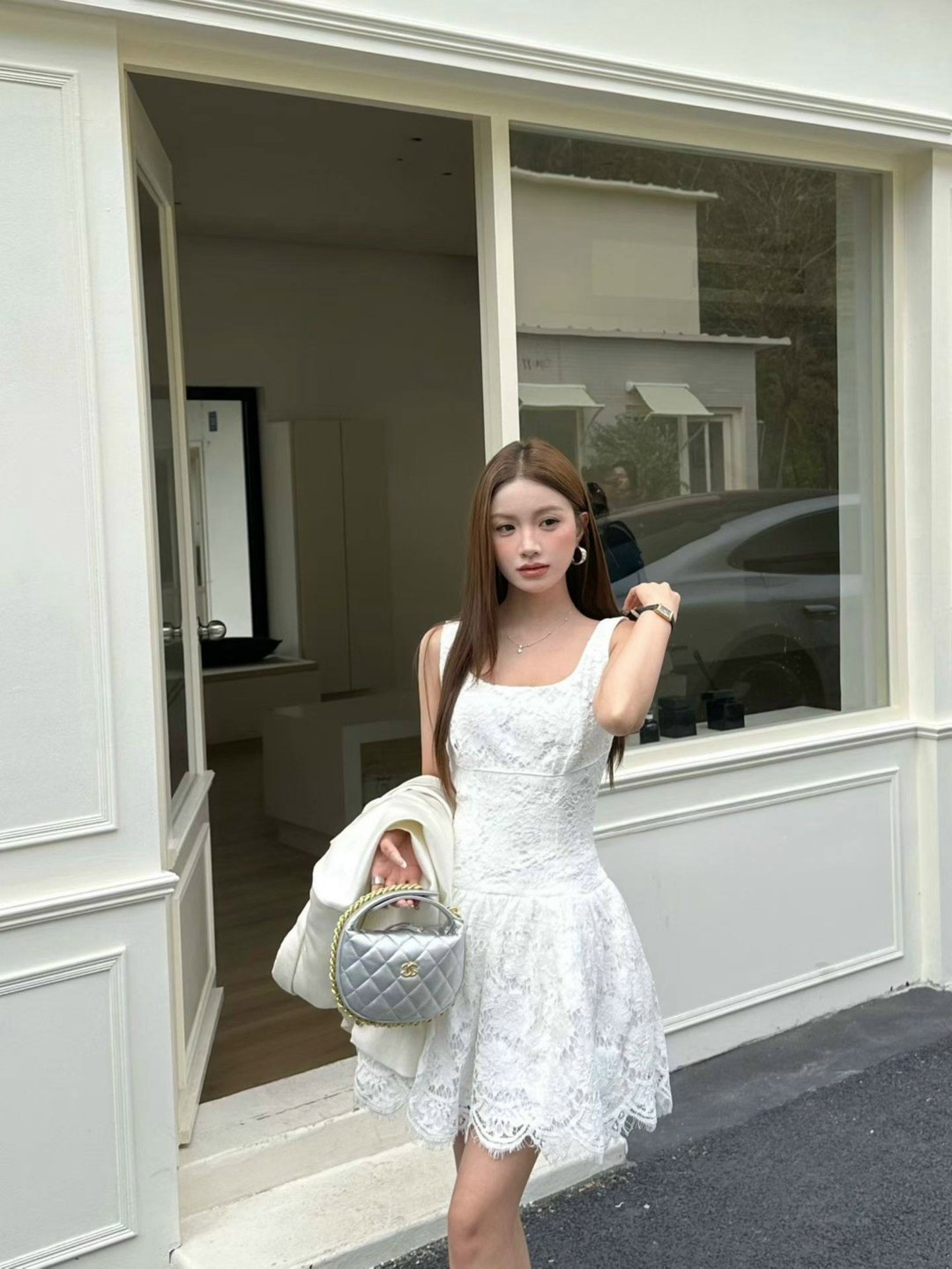 белое кружевное платье,кружевное платье,ажурное платье,платье в стиле,модное платье