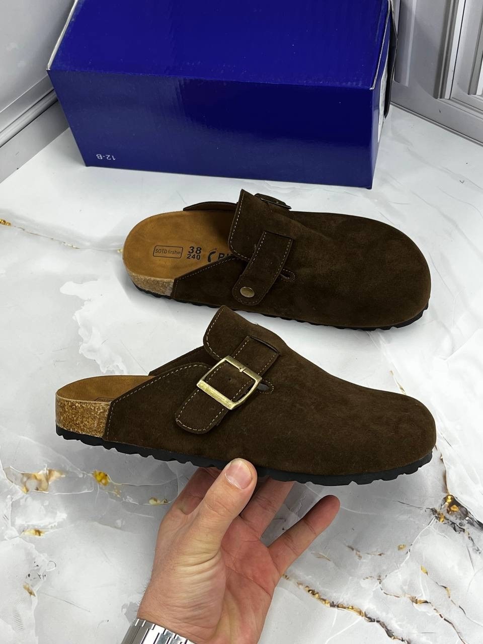 ,сабо birkenstock,женские birkenstock, повседневные,замшевые сабо
