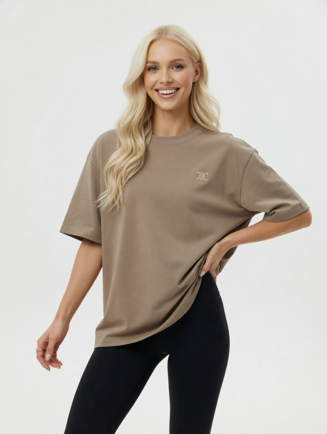 футболка женская коричневая,футболки женская,mark formelle футболка женская коричневая,коричневая футболка,базовая женская футболка