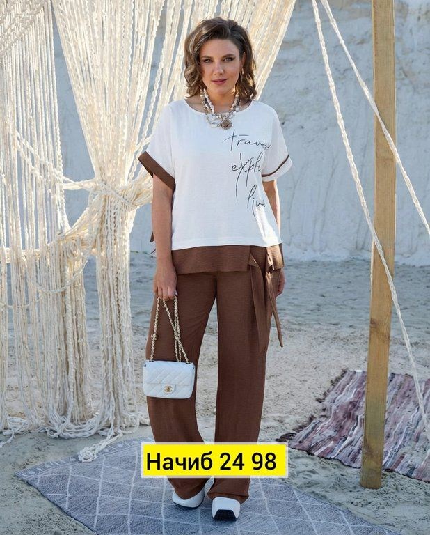 летние костюмы женские,костюм vittoria queen 24783 двойка бирюзовый,летний брючный костюм женский 2025,летний брючный костюм,брючный комплект