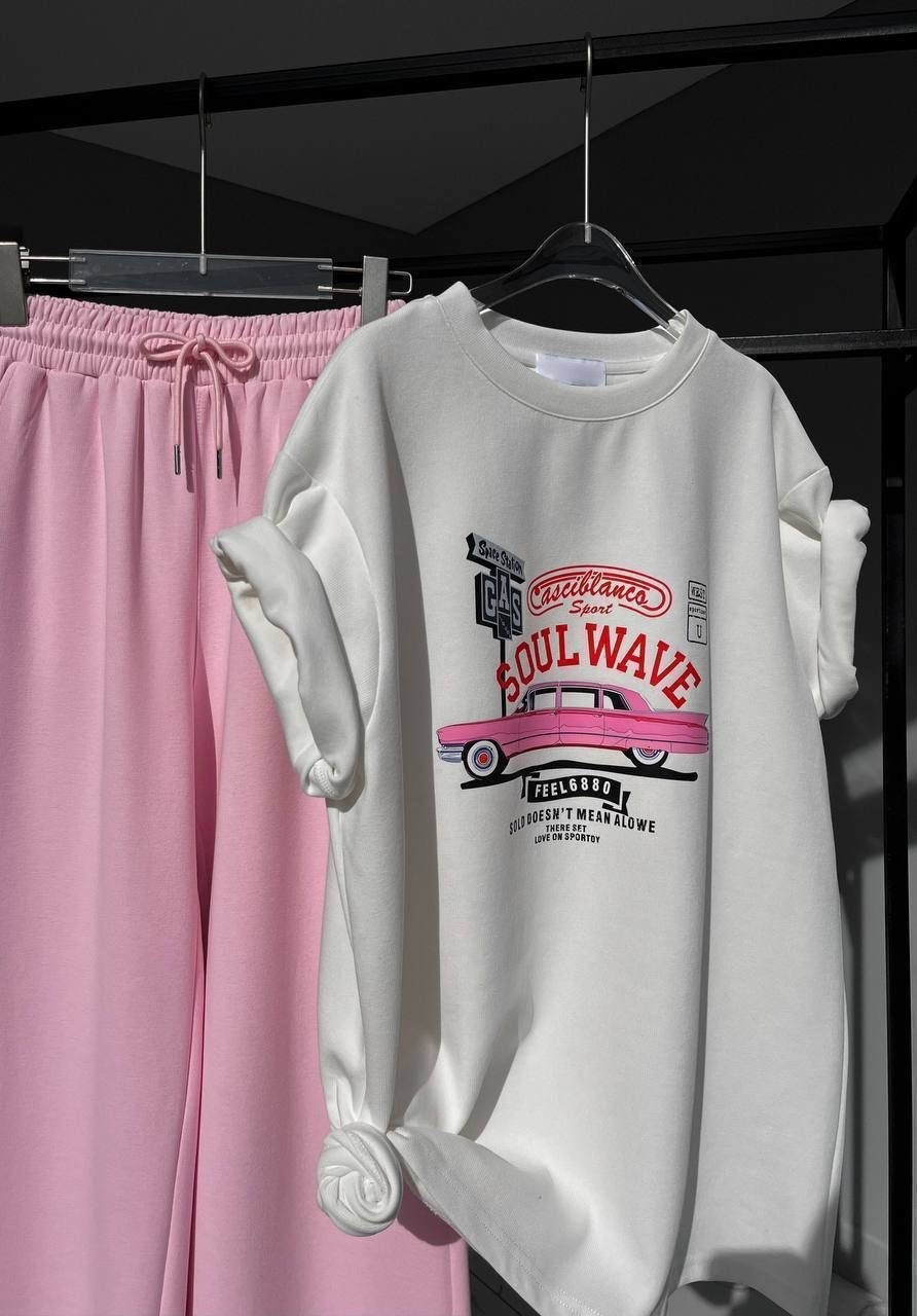 костюм двойка двухнитка,костюм двойка,женские костюмы,костюм двойка женская,костюм двойка штаны клeш и футболочка