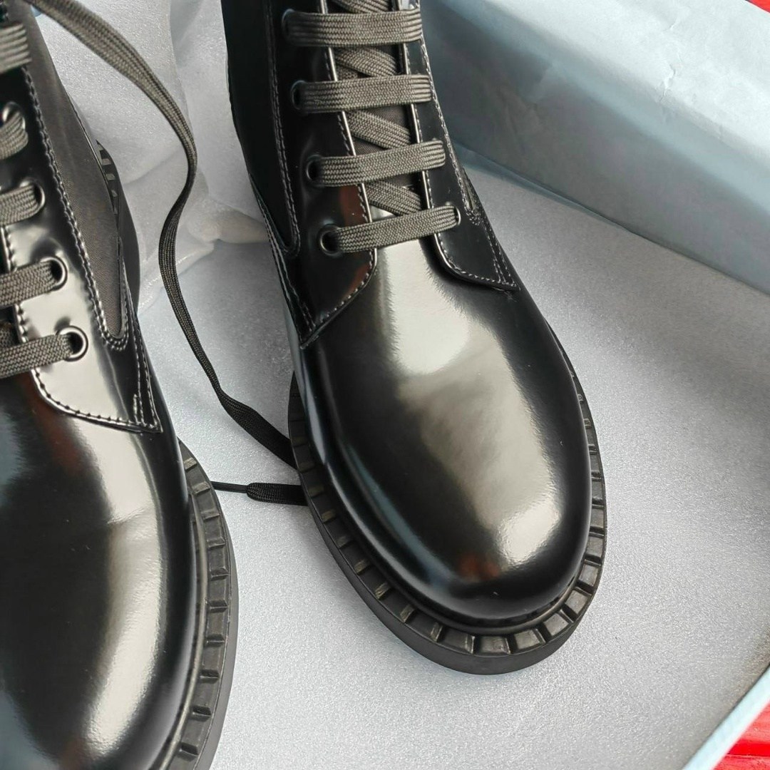 прада ботинки,,ботинки prada,кожаные ботинки prada, прада