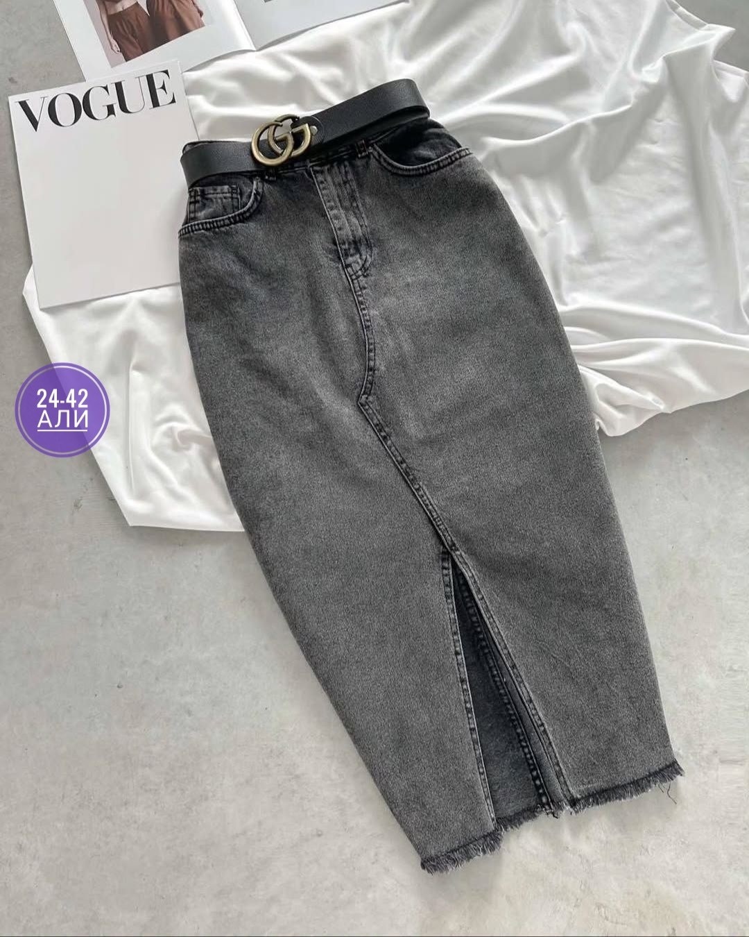 юбка люкс,юбка джинсовая миди прямая с разрезом спереди,юбка джинсовая миди с разрезом,джинсовая длинная юбка,юбка джинсовая с разрезом