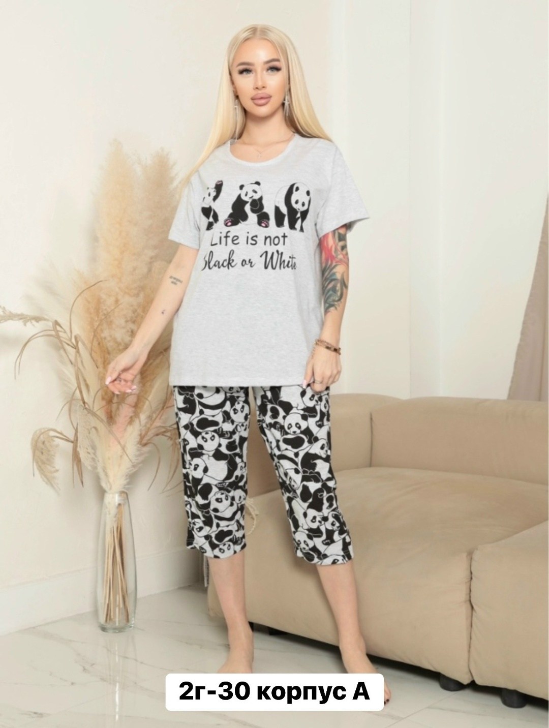 женская пижама с бриджами,женская пижама,пижама с бриджами,пижама женская больших размеров,пижама с бриджами хлопок трикотажная хб